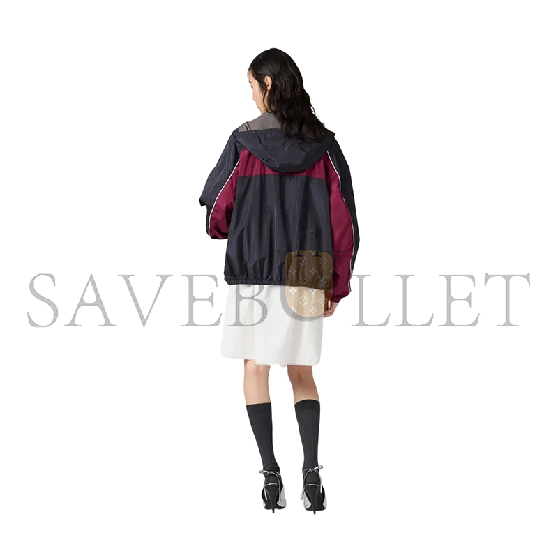 M1v M1v technical silk zipper blouson jacket ml1220